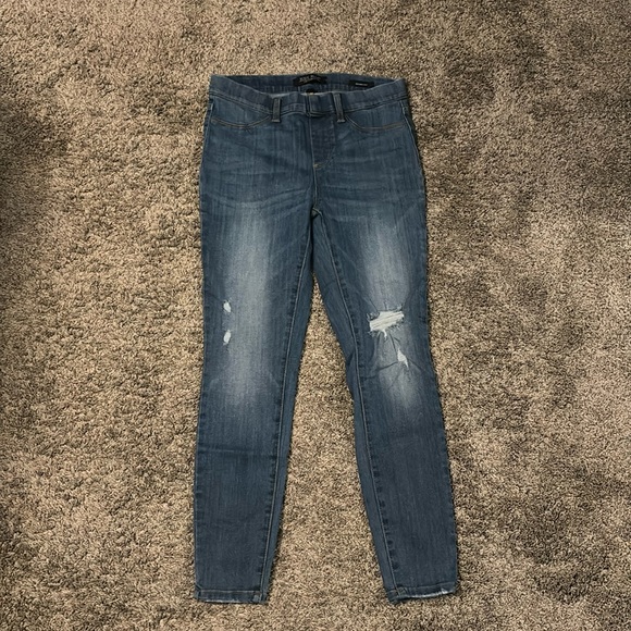 Judy Blue Size 11 30 light distressed wash denim jeans pull on - Picture 1 of 4